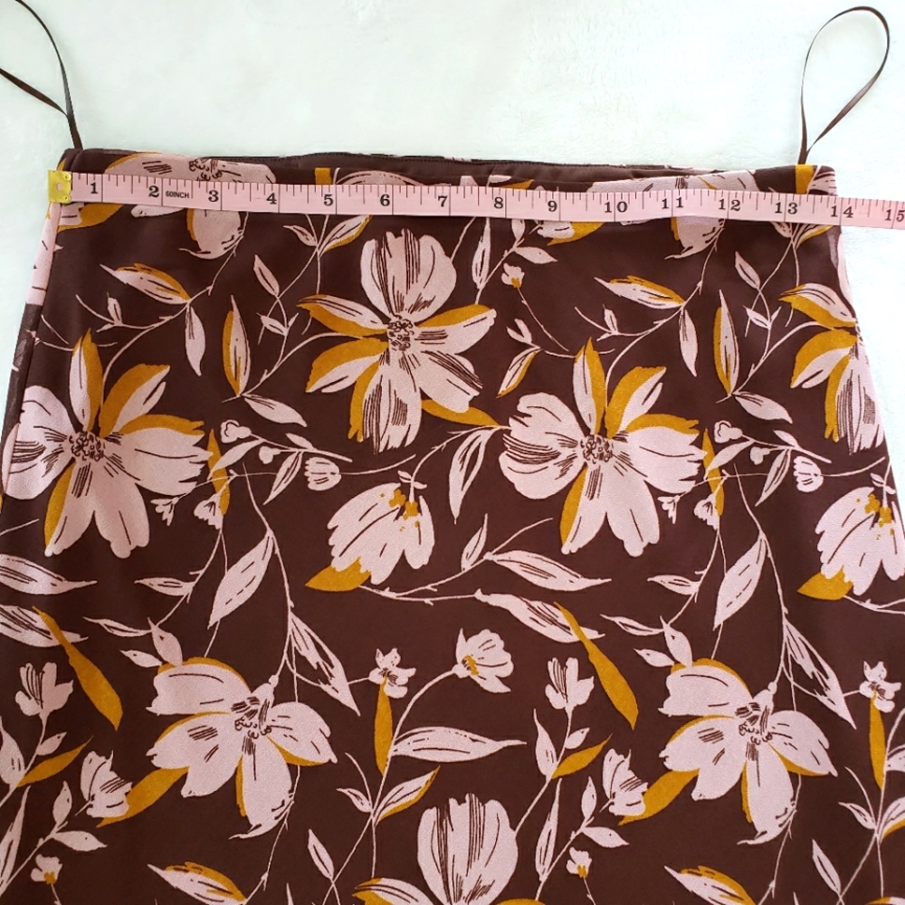 WAYF Floral-Patterned Chiffon Maxi Skirt--NWT--S - Picture 13 of 14